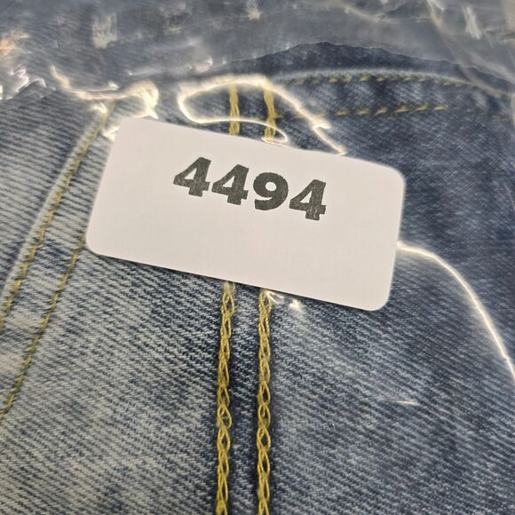 Southpole Men's Moto Skinny Jeans Blue Distressed Acid Wash Size 36x32 - Picture 16 of 16